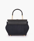 Buy Black top-handle hexagon bag in Pakistan