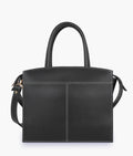 Buy Black trapeze top-handle bag in Pakistan