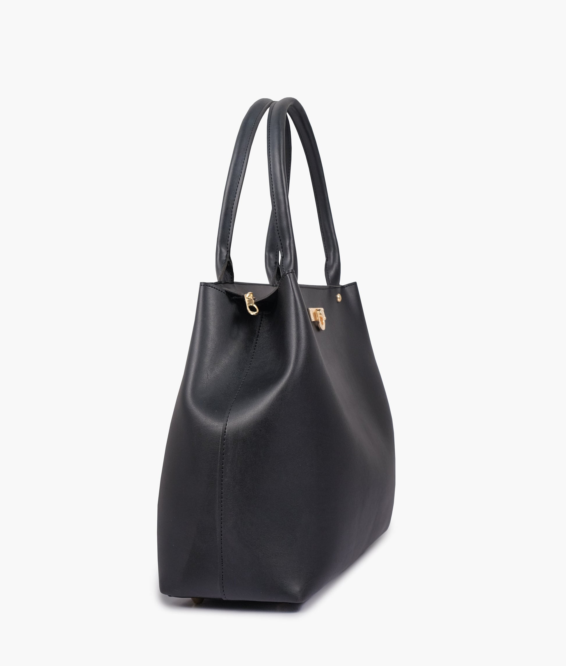 Buy Black zipper tote bag in Pakistan