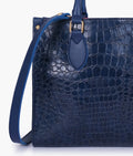 Buy Blue on-the-go crocodile handbag in Pakistan