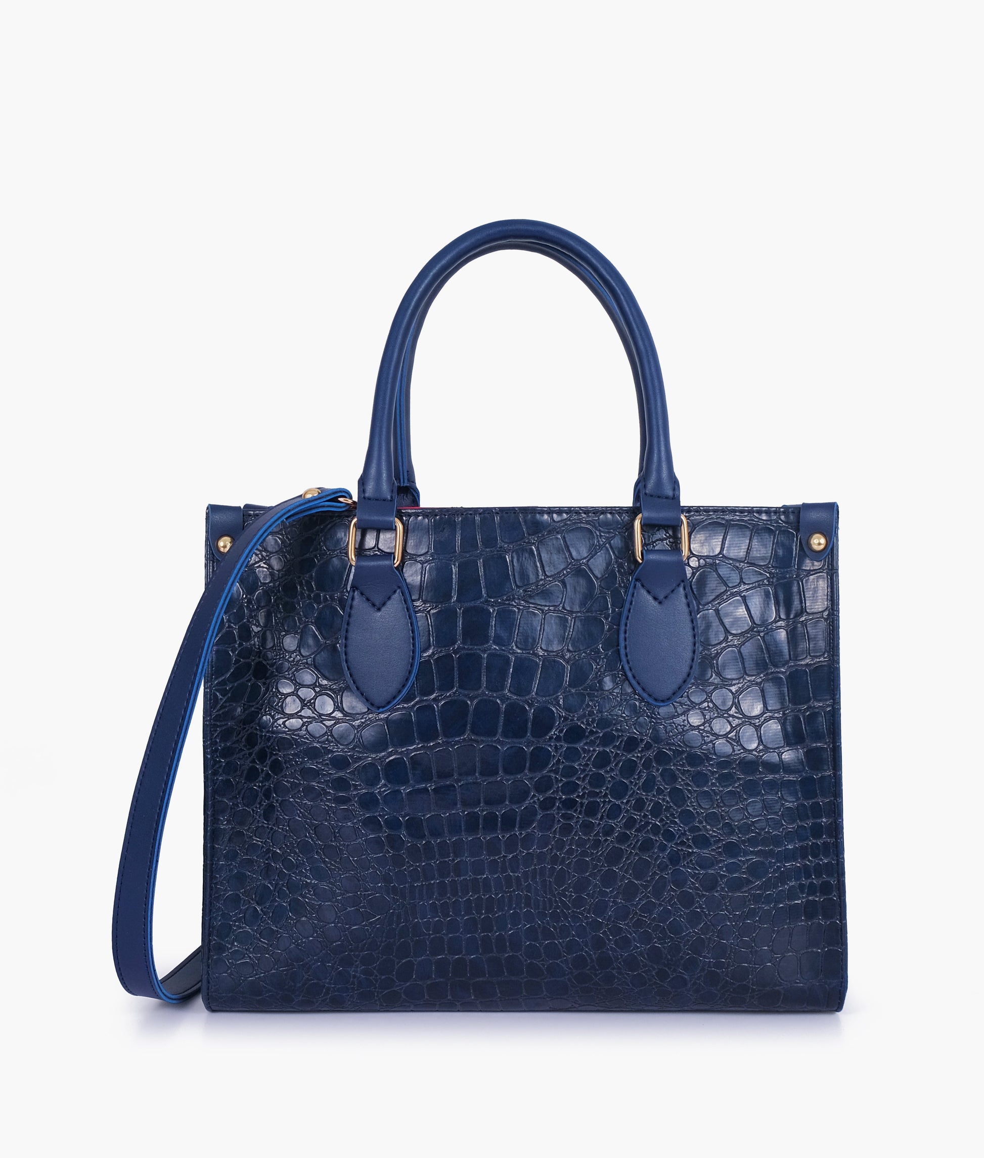 Buy Blue on-the-go crocodile handbag in Pakistan