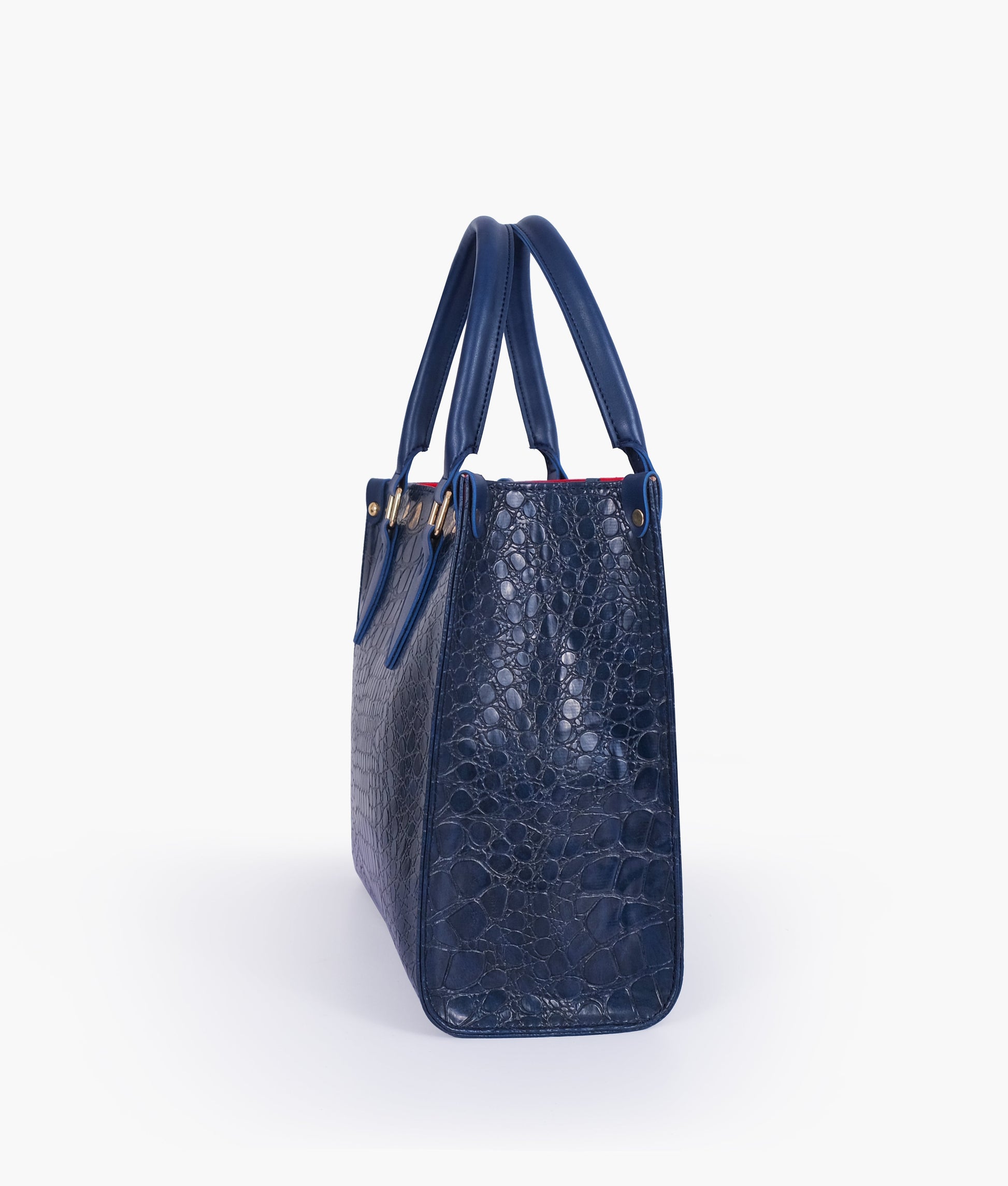 Buy Blue on-the-go crocodile handbag in Pakistan