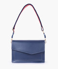 Buy Blue half flap cross-body bag in Pakistan