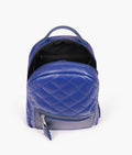 Buy Blue quilted mini backpack in Pakistan