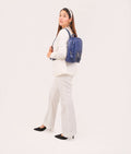 Buy Blue quilted mini backpack in Pakistan