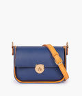 Buy Blue saddle bag with twist lock in Pakistan