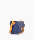 Buy Blue saddle bag with twist lock in Pakistan