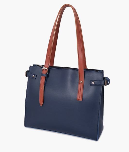 Buy Blue satchel tote bag in Pakistan