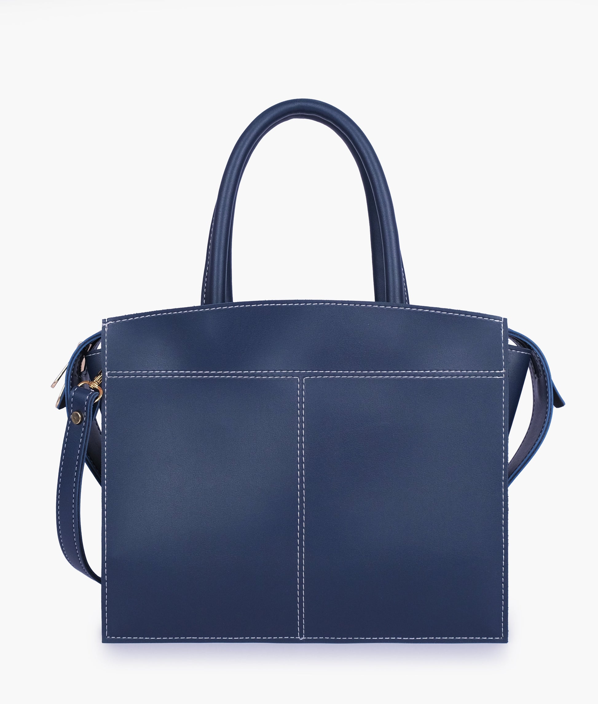 Buy Blue trapeze top-handle bag in Pakistan