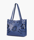 Buy Blue two-piece floral tote in Pakistan