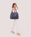 Buy Blue zipper tote bag in Pakistan