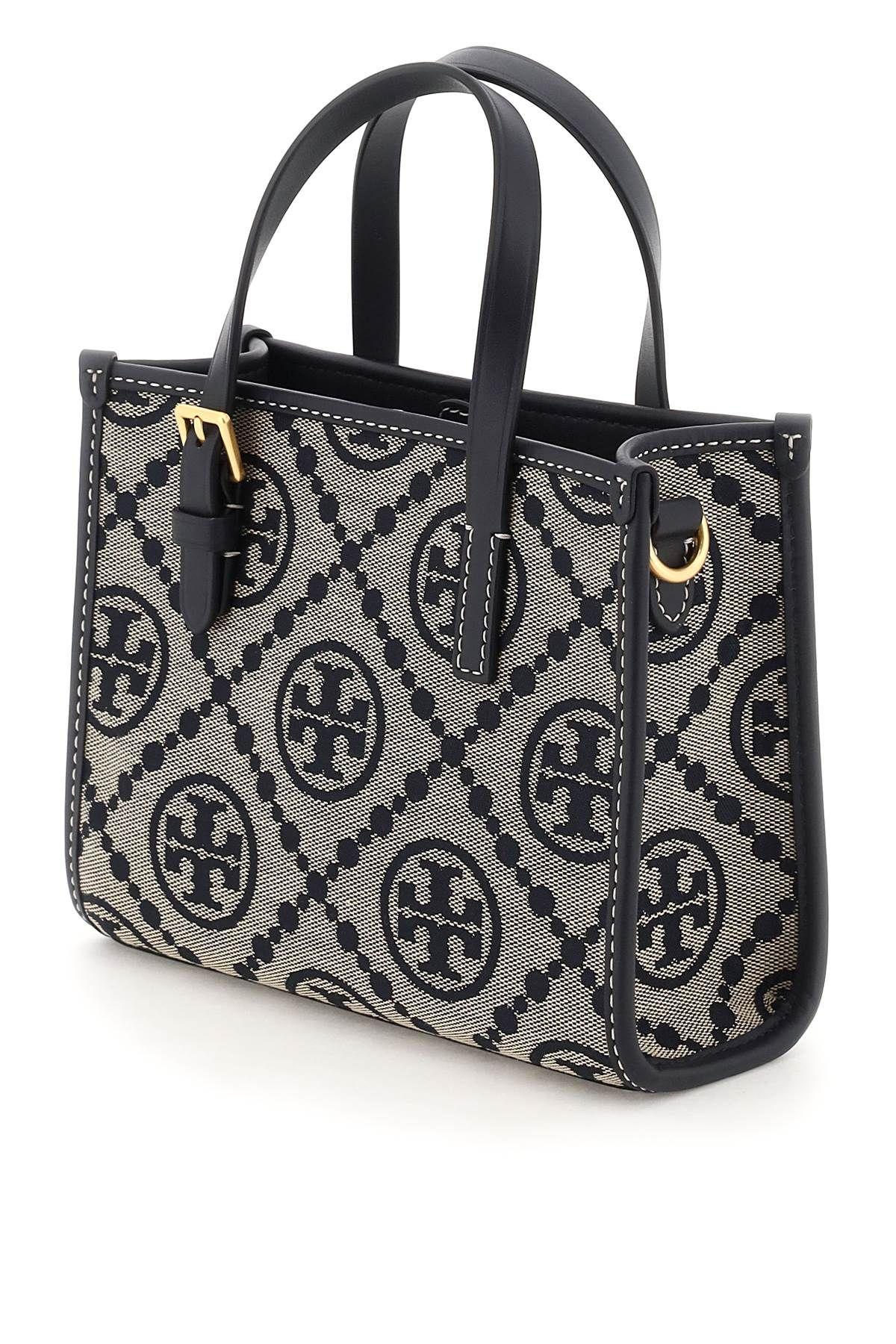 Buy Tory Burch T Monogram Square Tote Small Bag - Tory Navy in Pakistan