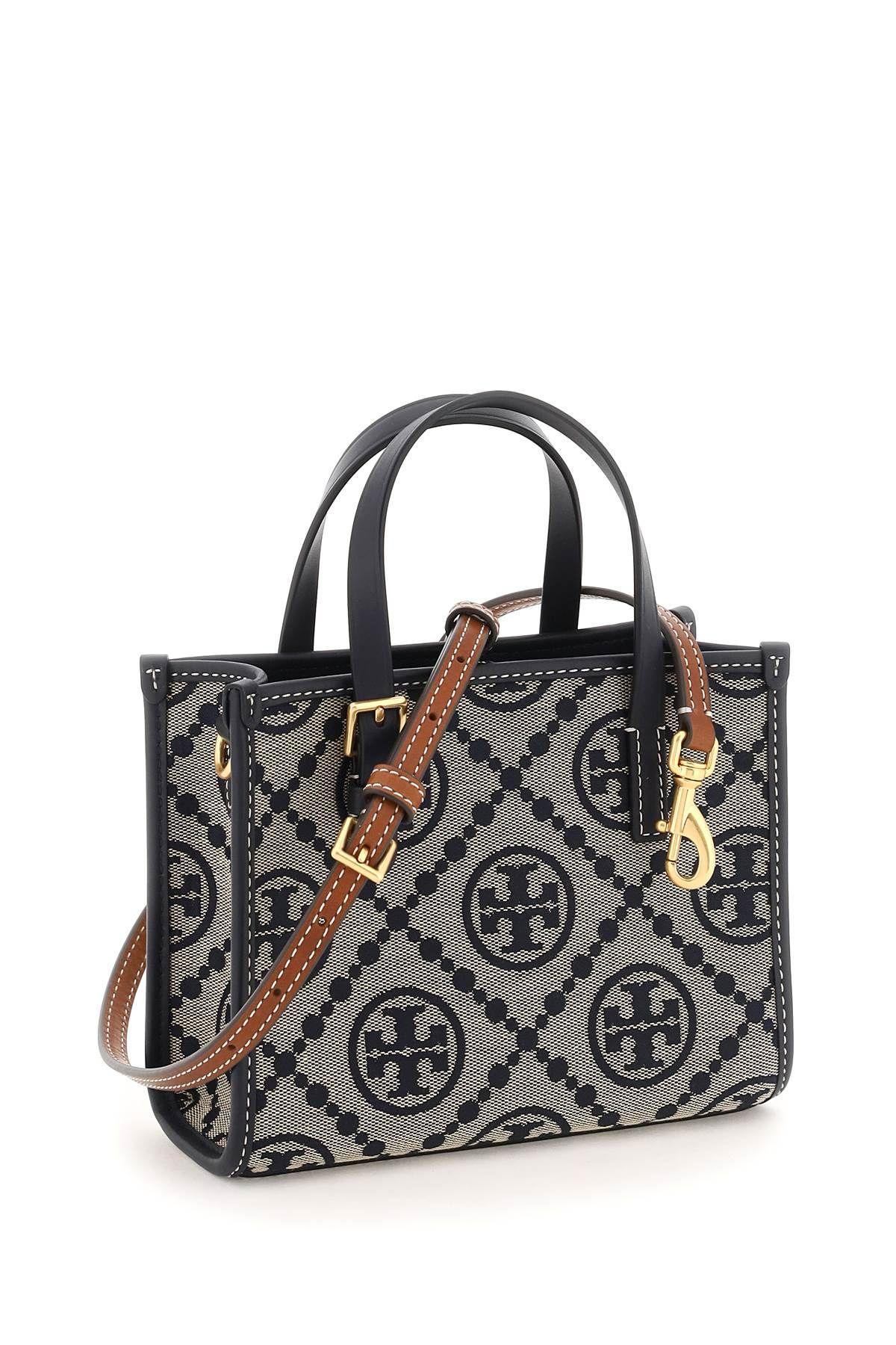 Buy Tory Burch T Monogram Square Tote Small Bag - Tory Navy in Pakistan