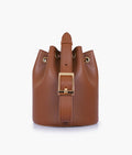 Buy Brown loop handle bucket bag in Pakistan