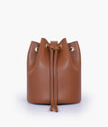 Buy Brown loop handle bucket bag in Pakistan