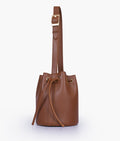 Buy Brown loop handle bucket bag in Pakistan