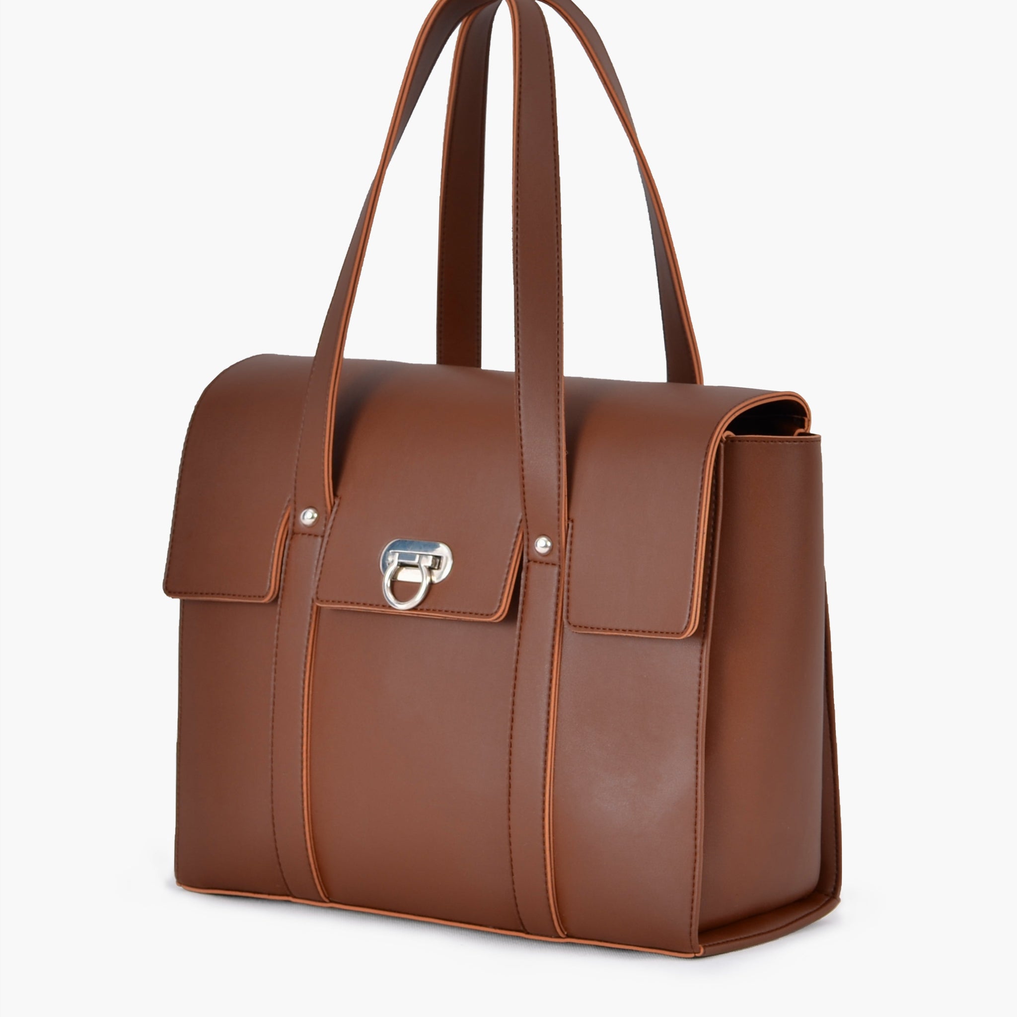 Buy Brown carry-all satchel bag in Pakistan