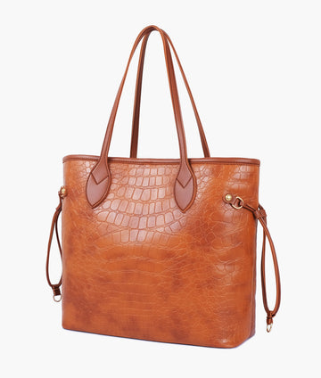 Buy Brown crocodile neverfull tote bag in Pakistan