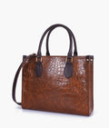 Buy Brown on-the-go crocodile handbag in Pakistan