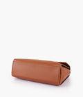 Buy Brown flap-over top-handle bag in Pakistan