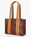 Buy Brown long strap tote bag in Pakistan