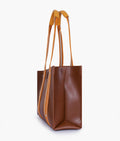 Buy Brown long strap tote bag in Pakistan