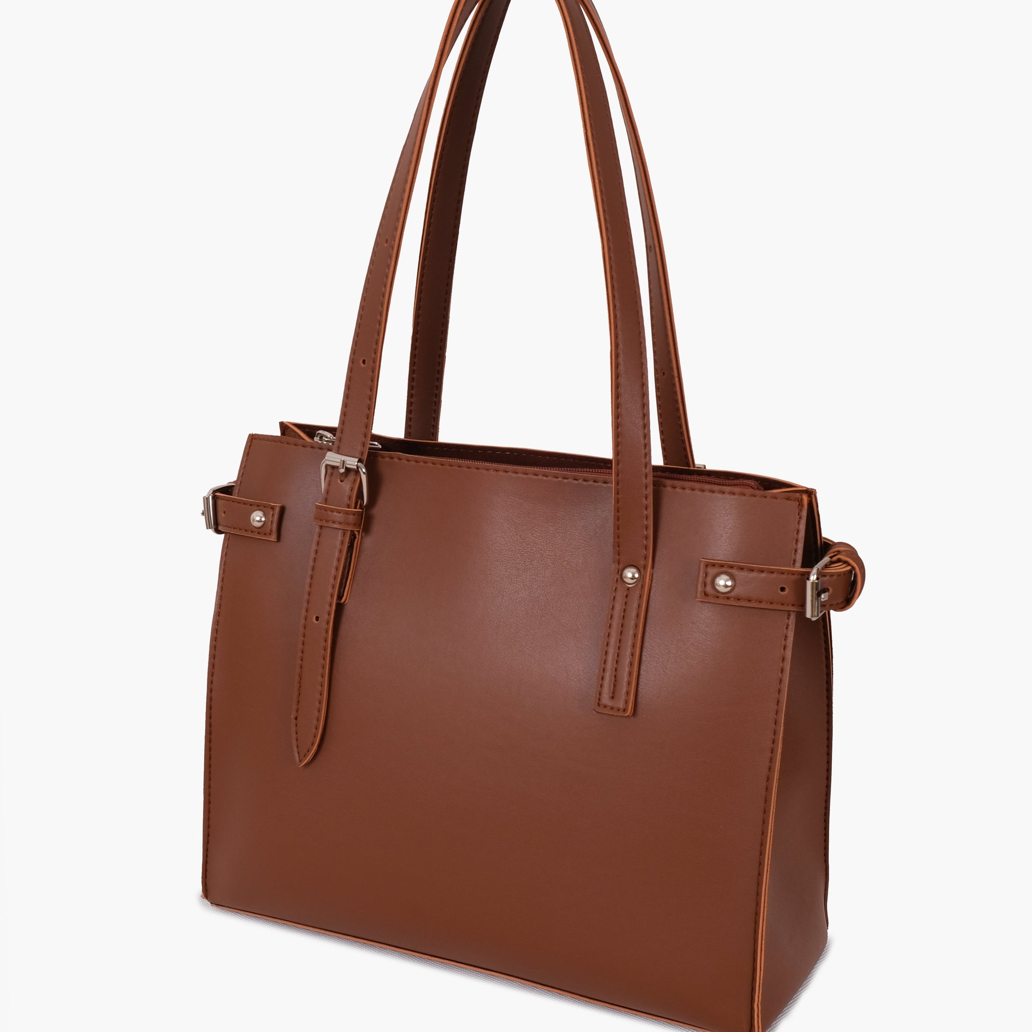 Buy Brown satchel tote bag in Pakistan