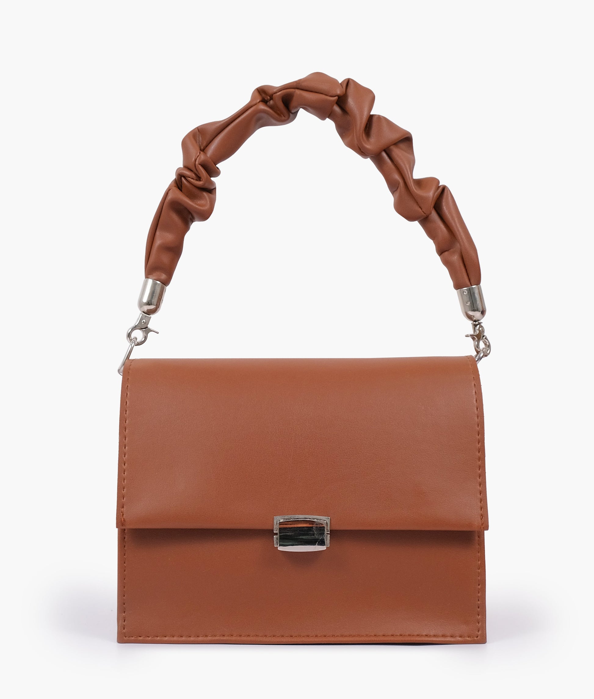 Buy Brown top-handle mini cross-body bag in Pakistan