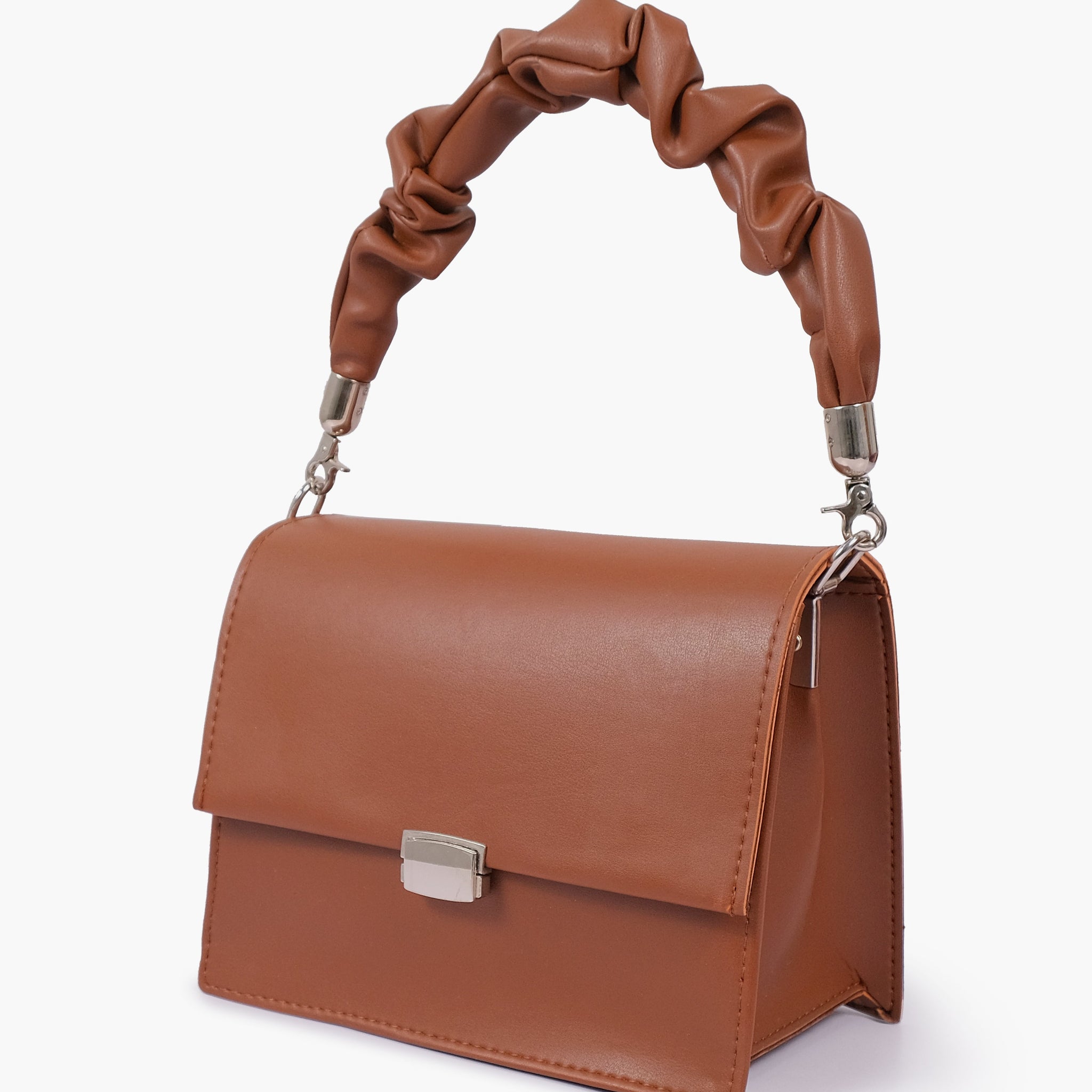 Buy Brown top-handle mini cross-body bag in Pakistan