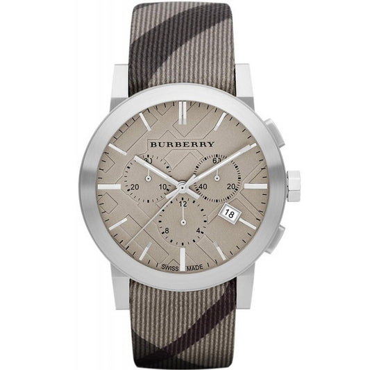 Buy Burberry Men's Swiss Made Leather Strap Light Brown Dial 42mm Watch BU9358 in Pakistan