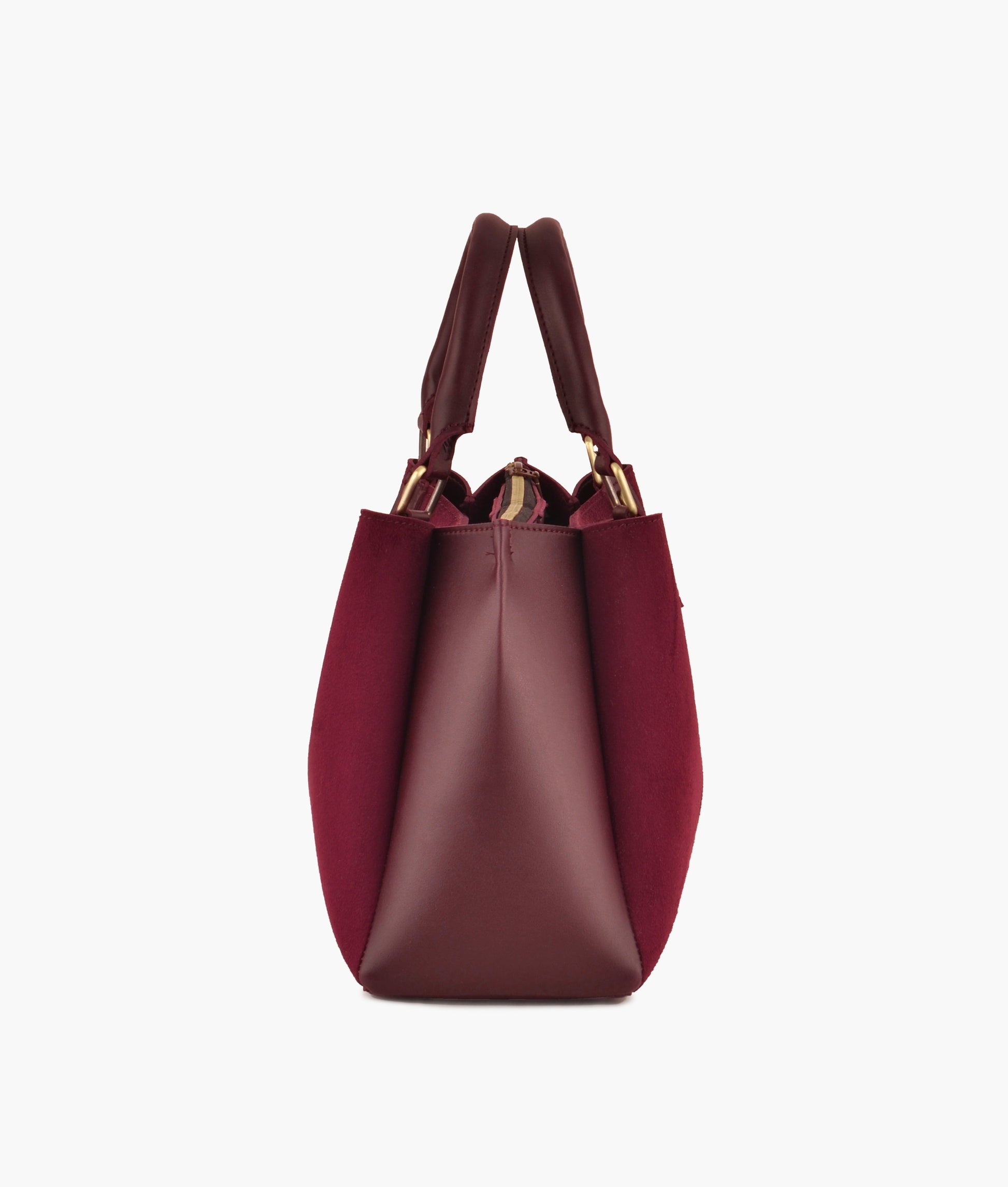 Buy Burgundy suede mini bag in Pakistan