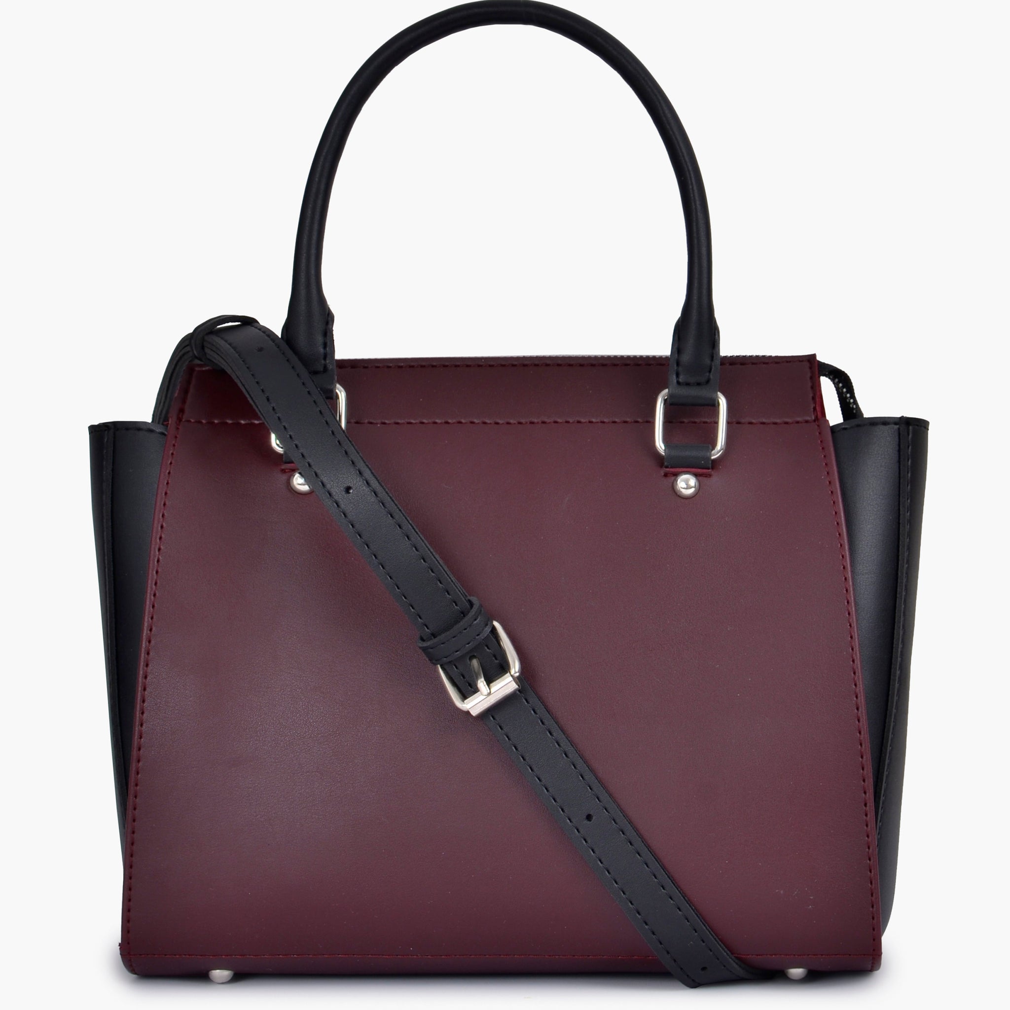 Buy Burgundy classic top-handle bag in Pakistan