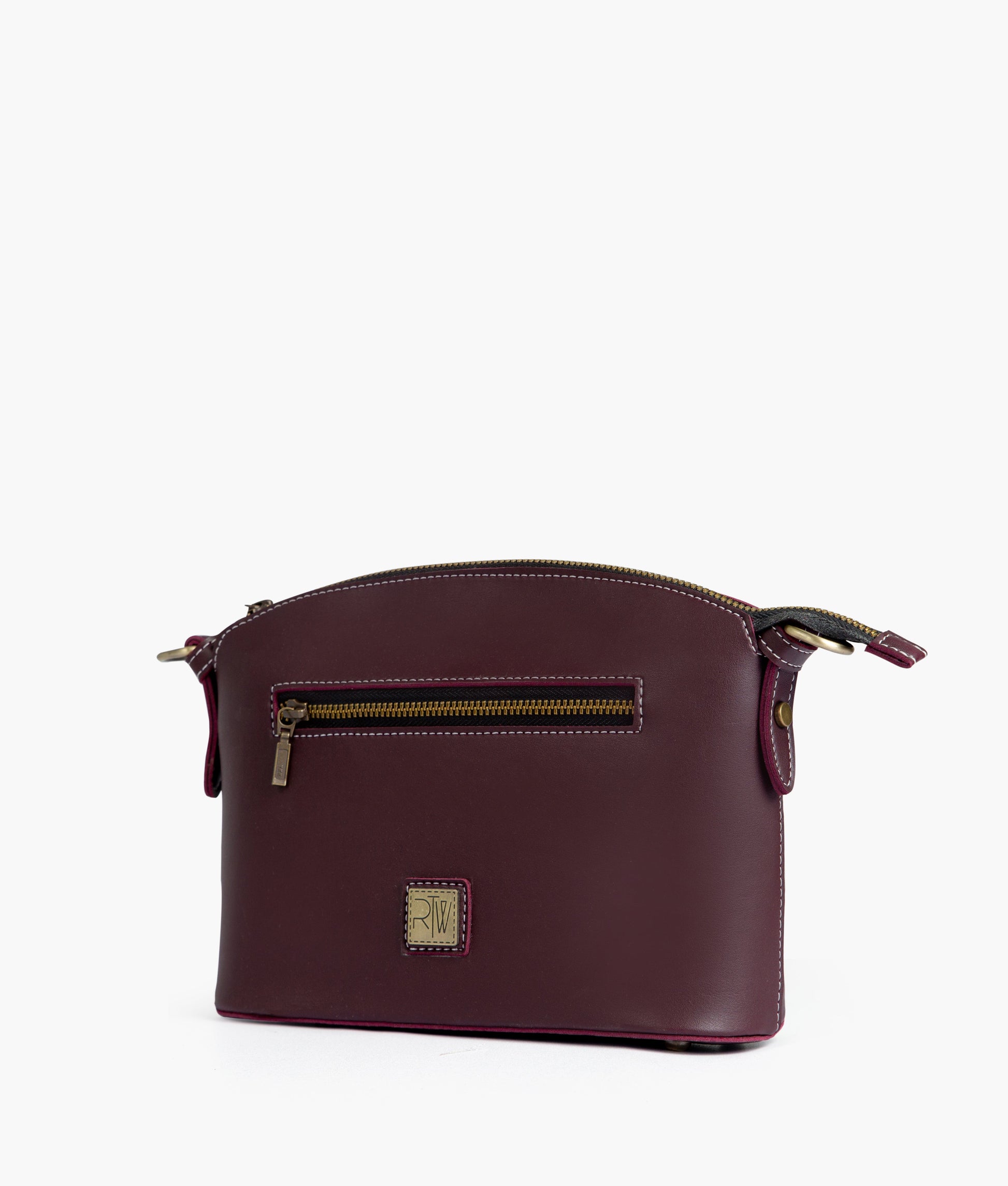 Buy Burgundy dome cross-body bag in Pakistan