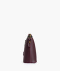 Buy Burgundy dome cross-body bag in Pakistan