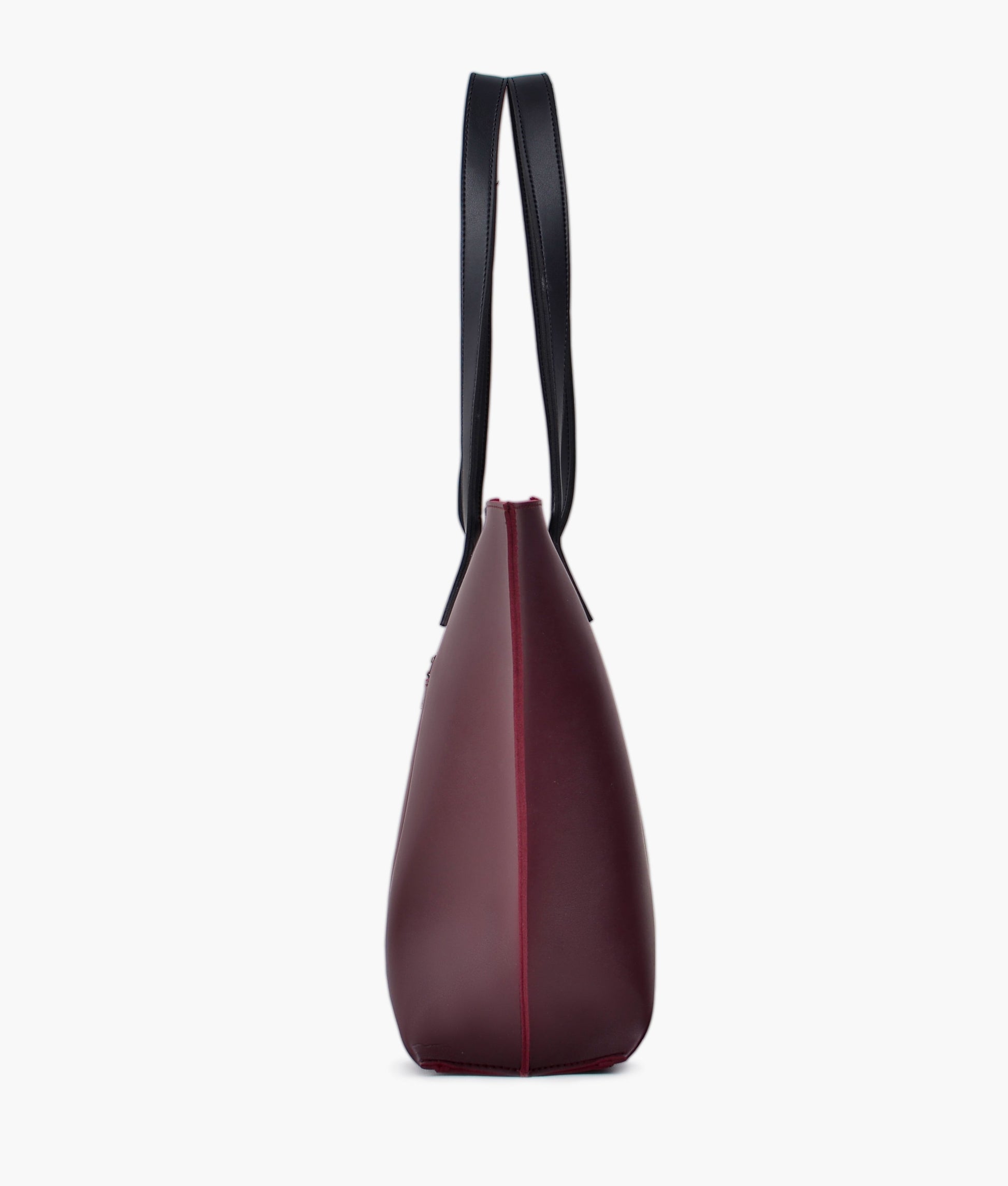 Buy Burgundy long handle tote bag in Pakistan