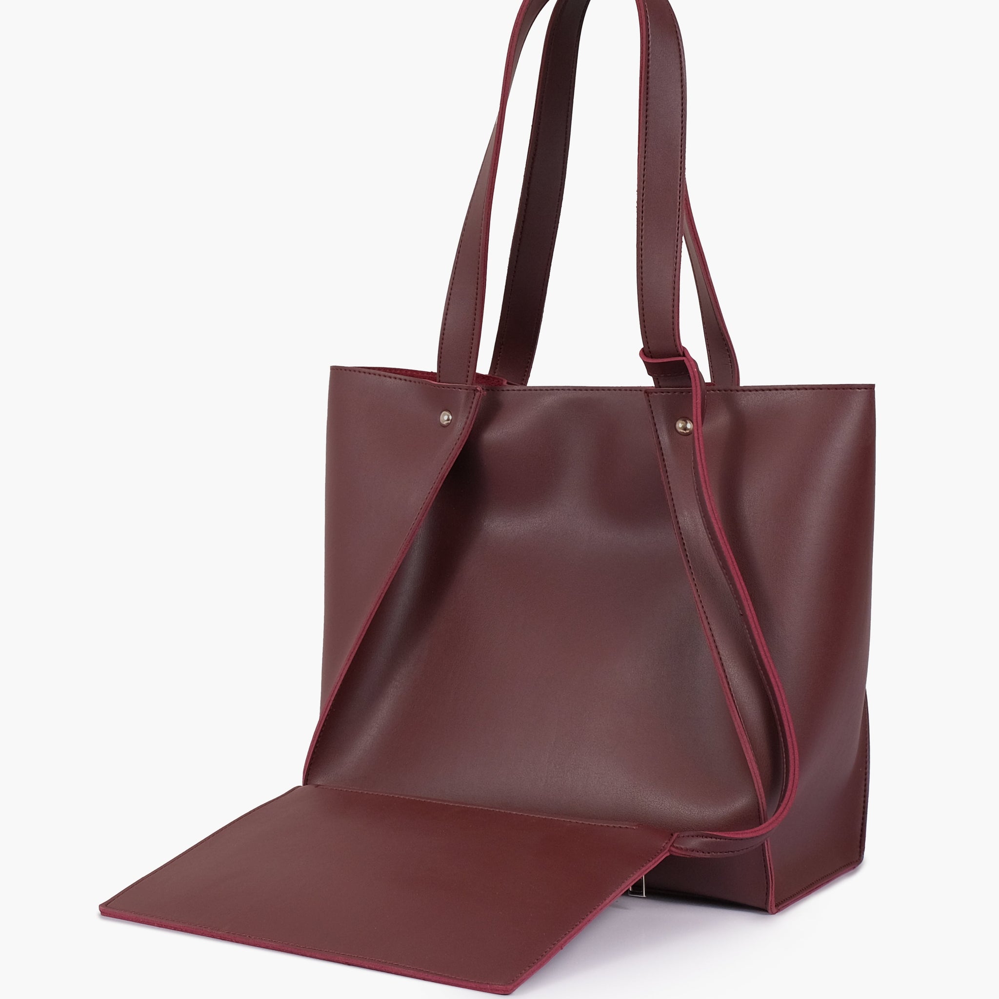 Buy Burgundy shopping tote bag in Pakistan