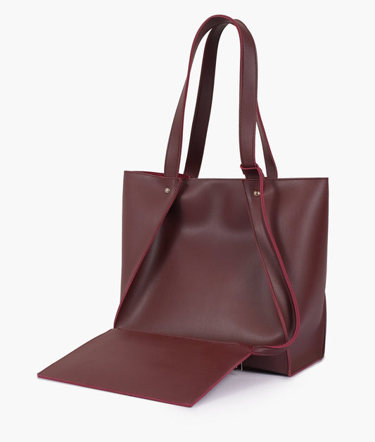 Buy Burgundy shopping tote bag in Pakistan