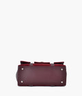 Buy Burgundy suede carry-all satchel bag in Pakistan