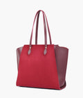 Buy Burgundy suede classic tote bag in Pakistan