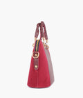 Buy Burgundy suede small evening bag in Pakistan