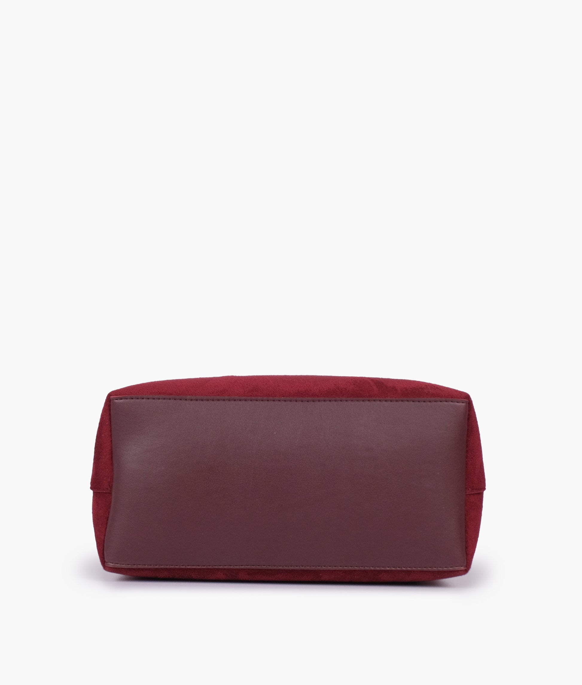 Buy Burgundy suede small satchel bag in Pakistan