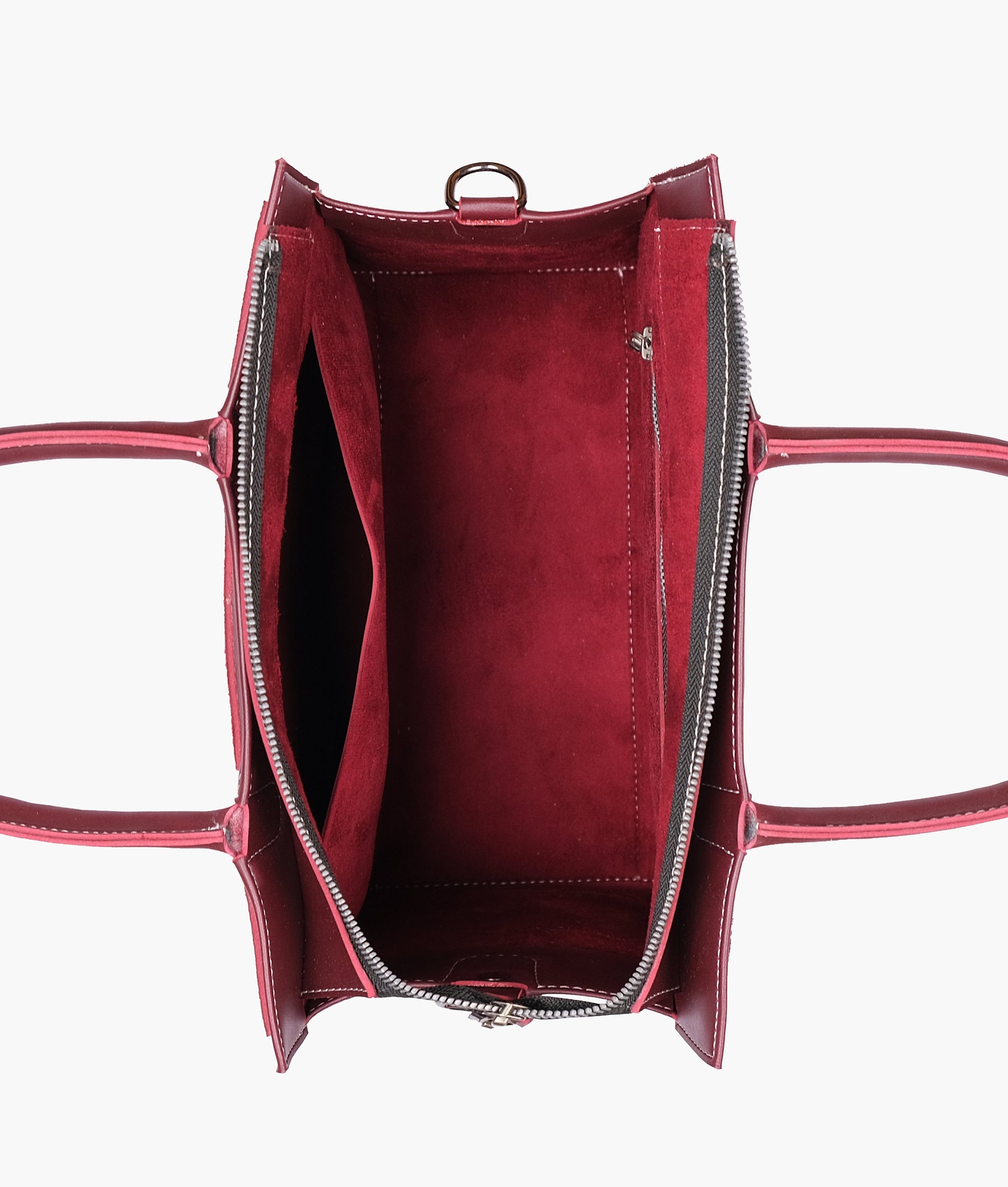 Buy Burgundy suede vintage handbag in Pakistan