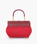 Buy Burgundy top-handle hexagon bag in Pakistan