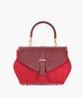 Buy Burgundy top-handle hexagon bag in Pakistan