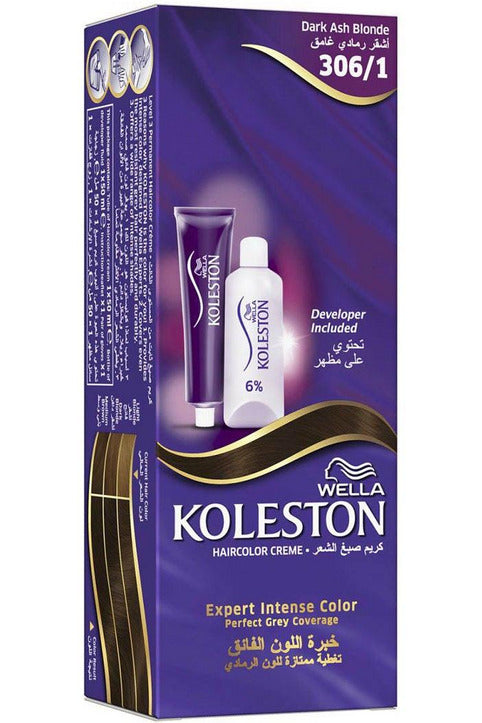 Buy Koleston Single Hair Color - 306/1  Dark Ash Blonde in Pakistan