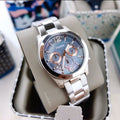 Buy Perfect Boyfriend Blue Dial Silver Steel Strap Watch For Women in Pakistan