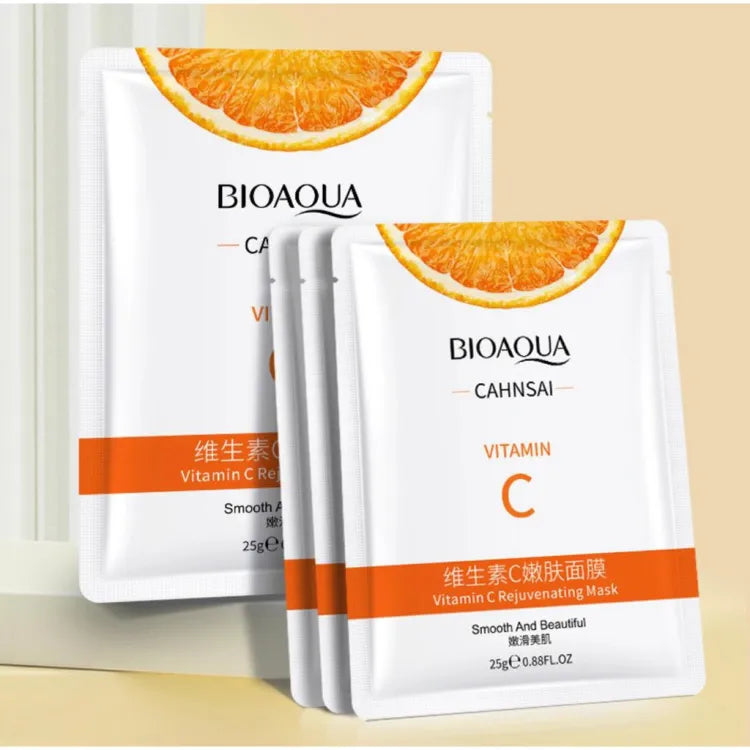 Buy Bioaqua Cahnsai Vitamin C Masker Rejuvenation Face Sheet Mask in Pakistan