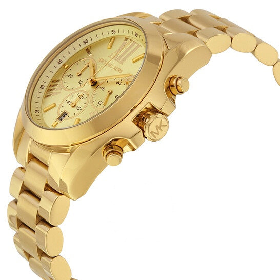 Buy Michael Kors Unisex Chronograph Quartz Stainless Steel Champagne Dial 40mm Watch - Mk5605 in Pakistan