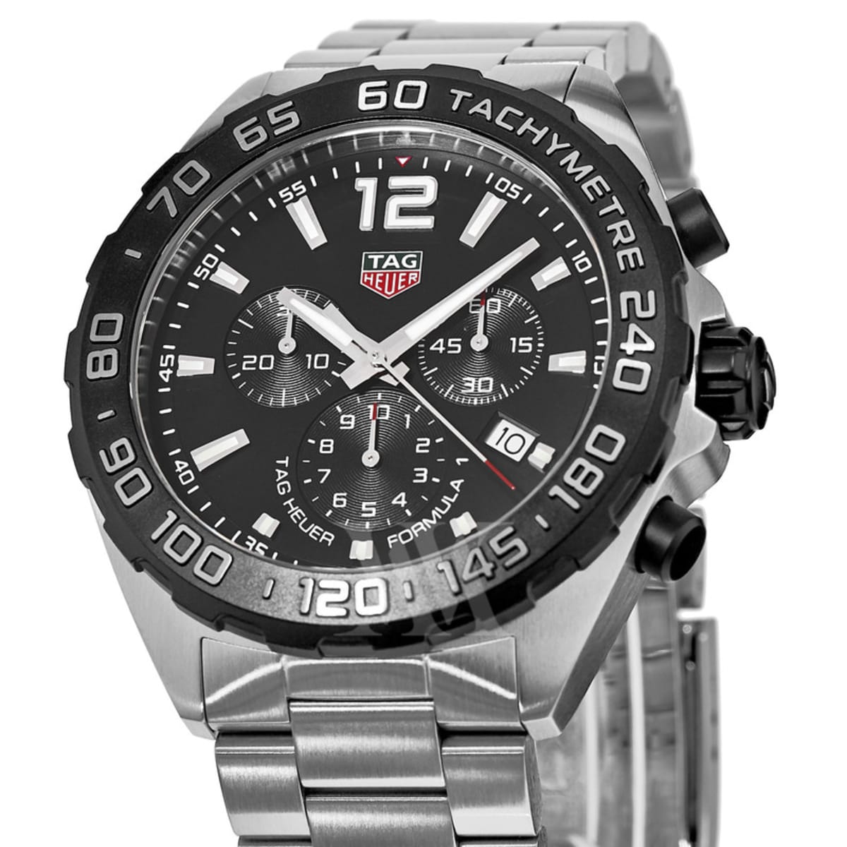 Buy Tag Heuer Formula 1 Quartz Black Dial Silver Steel Strap Watch for Men - CAZ1010.BA0842 in Pakistan