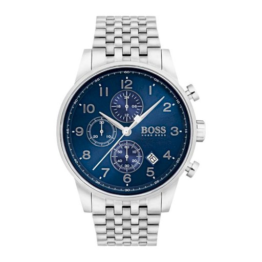 Buy Hugo Boss Mens Quartz Stainless Steel Blue Dial 44mm Watch - 1513498 in Pakistan